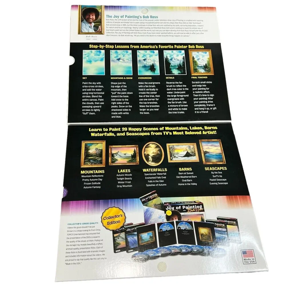 The Joy Of Painting With Bob Ross (10-Disc DVD Box Set) Collectors Ed, 20 lesson - Picture 8 of 11